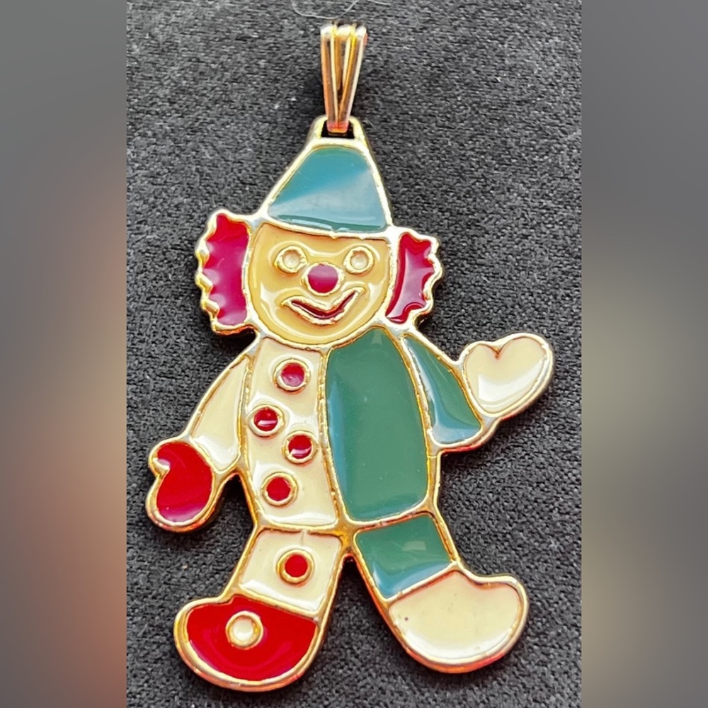 Wallace Silversmiths Clown Cookie Ornament 1985